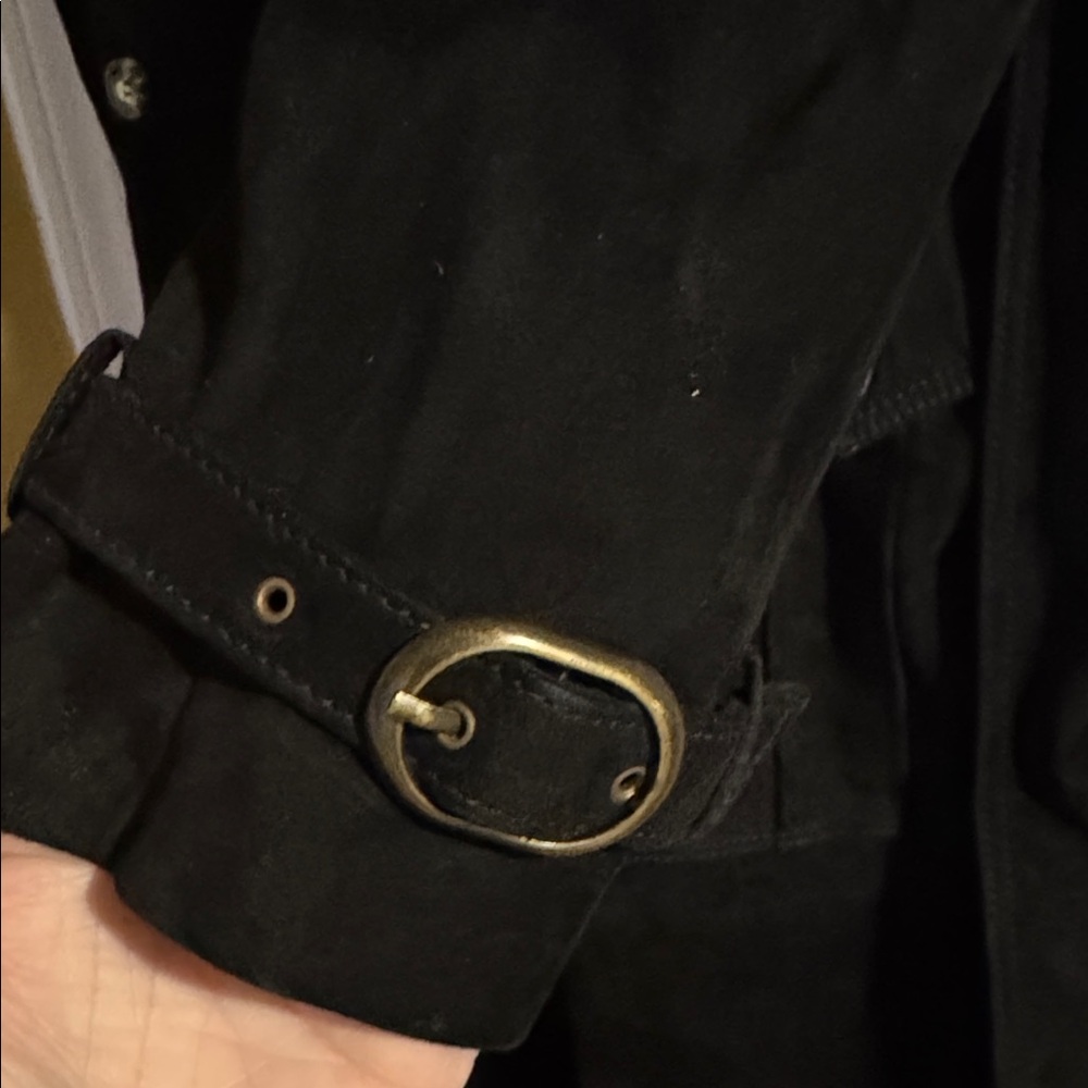 We The Free people Black sueded goat Leather Jacket - Picture 5 of 9